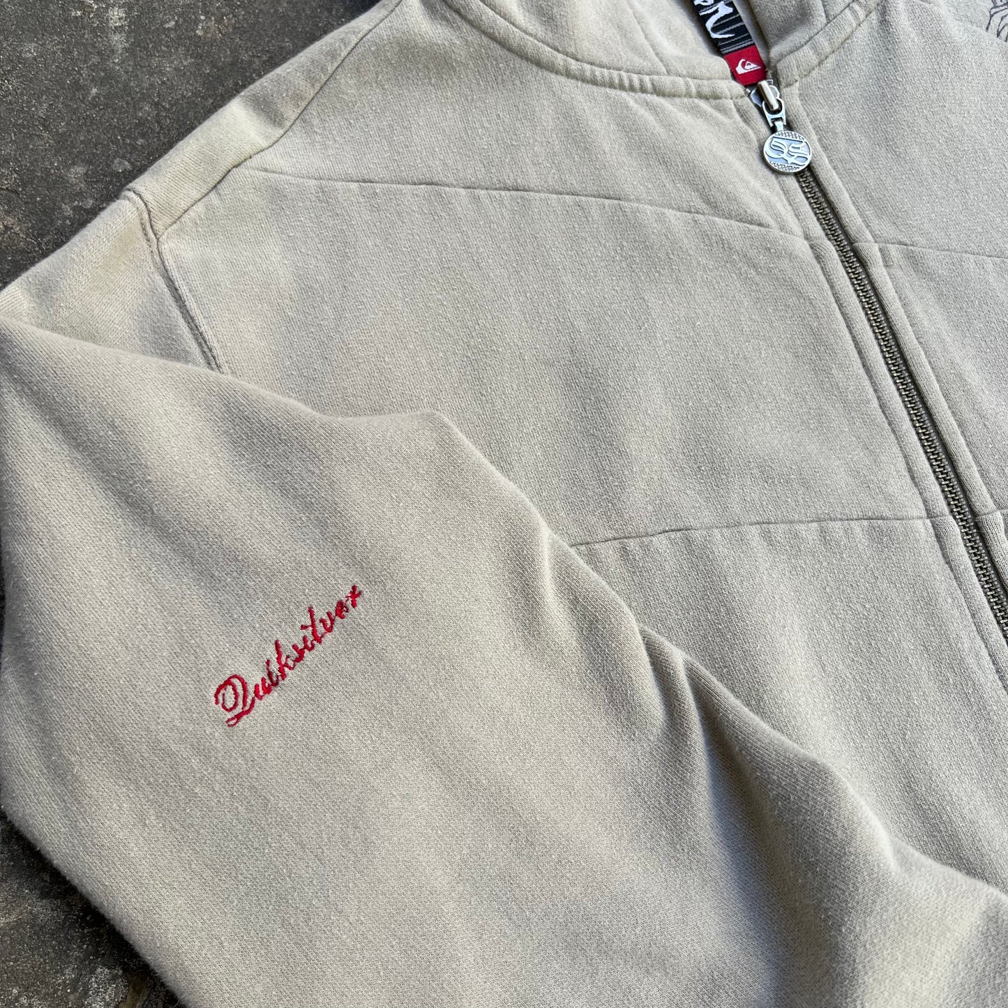 Quiksilver Tan Zip Hoodie