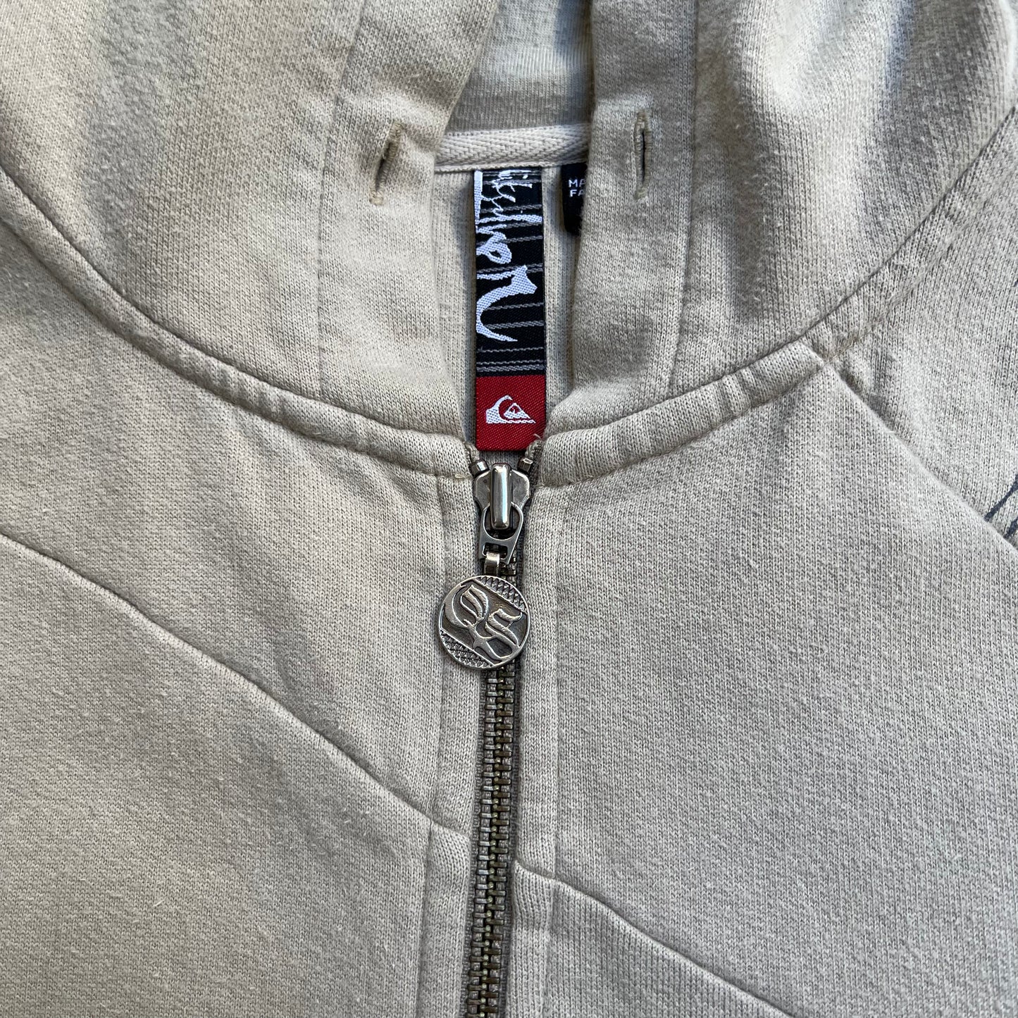 Quiksilver Tan Zip Hoodie
