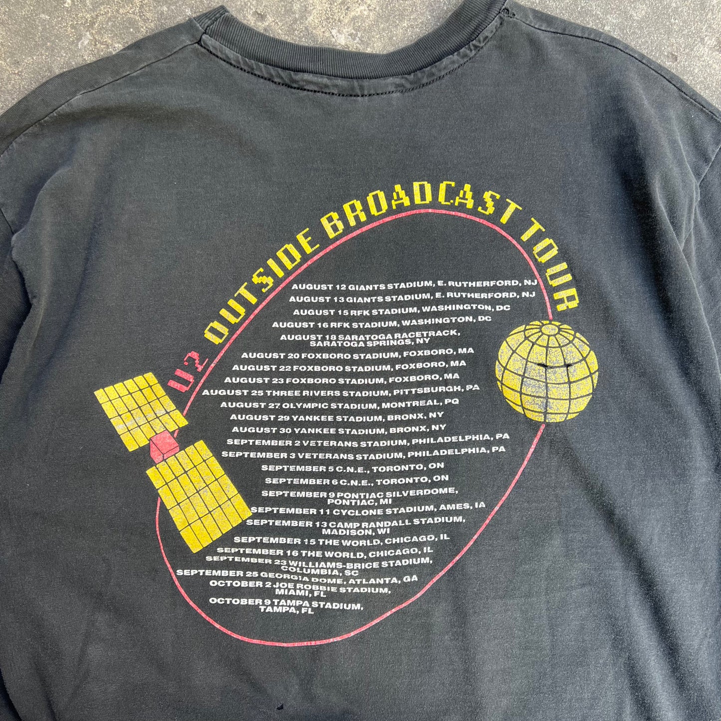 U2 Outside Broadcast Tour Tee
