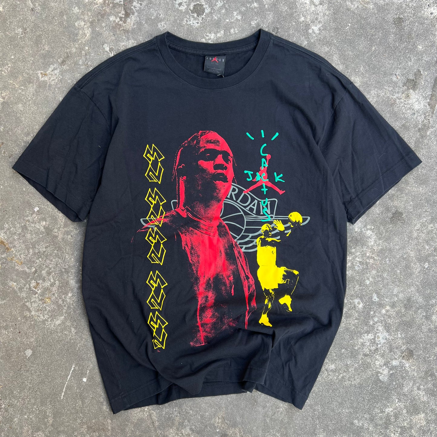 Travis Scott x Air Jordan Black Shirt