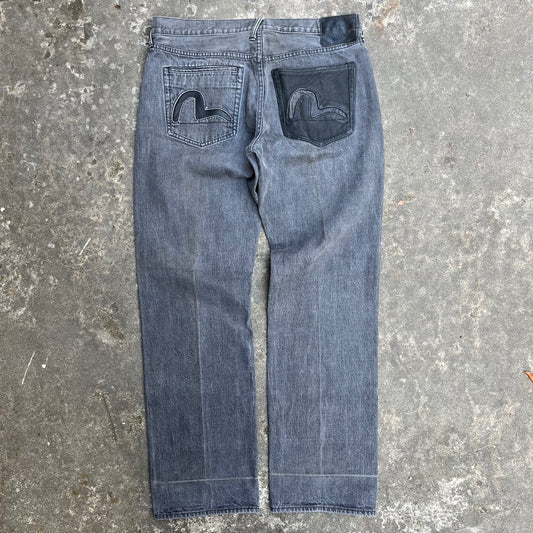 Evisu Black Selvege Denim