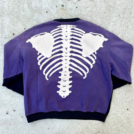 Kapital 2 Tone Skeleton Crew Purple Black