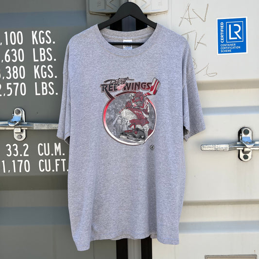 Detroit Red Wings Grey Tee