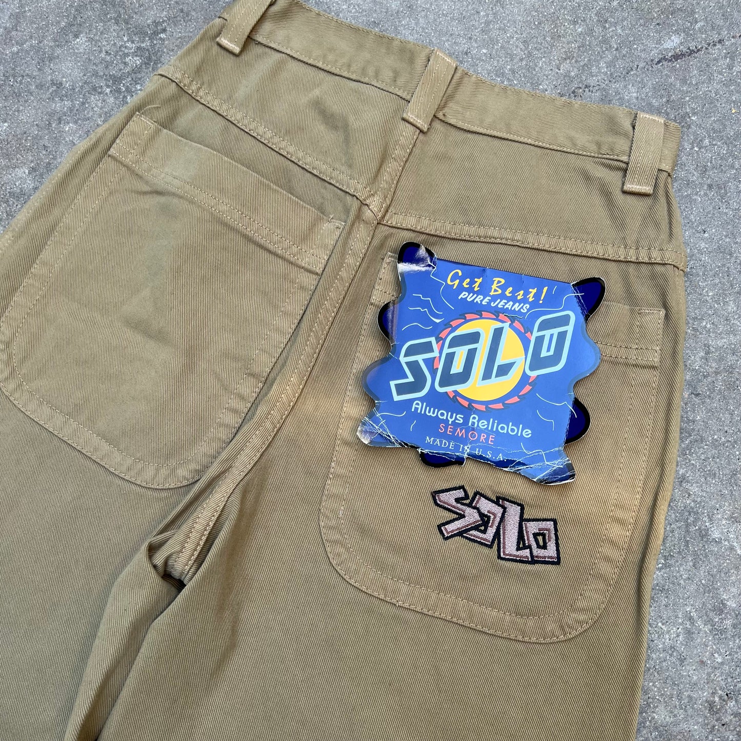 90's Solo Baggy Khaki Pants