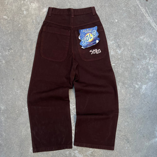 90's Solo Baggy Brown Pants